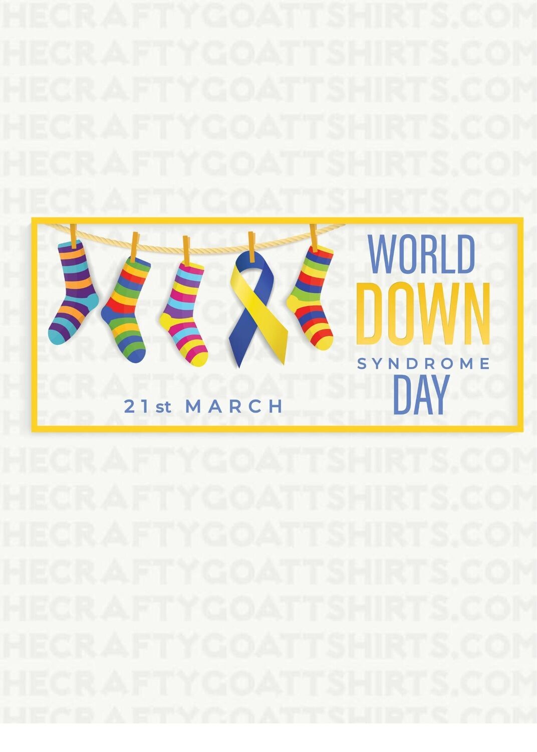 World Down Syndrome Day sign