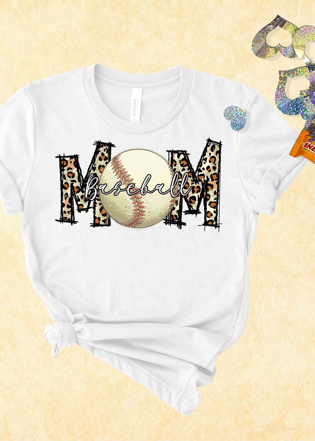 Baseball Leopard Mom