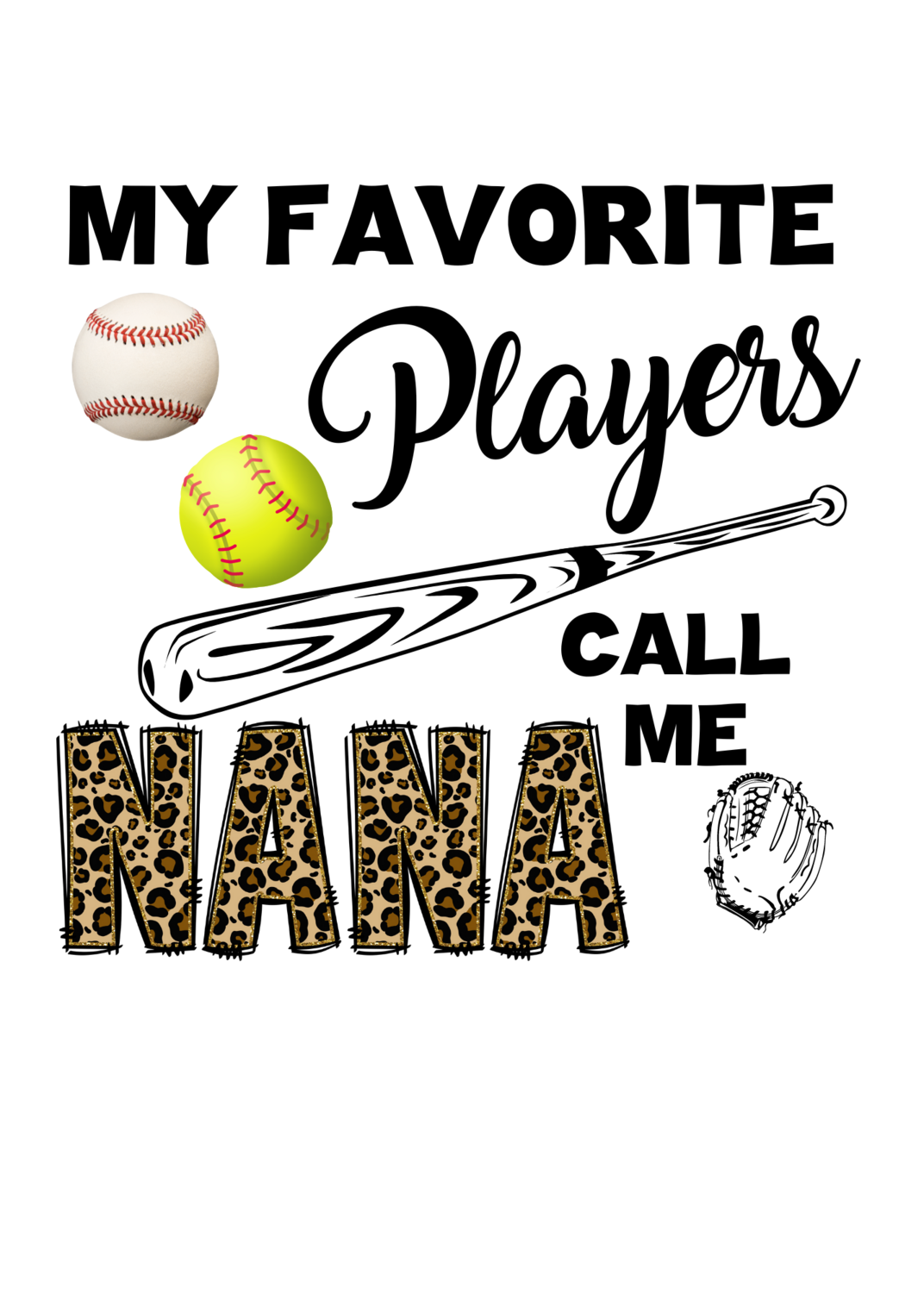 My Favorite Player Calls me Nana (can customize any name)