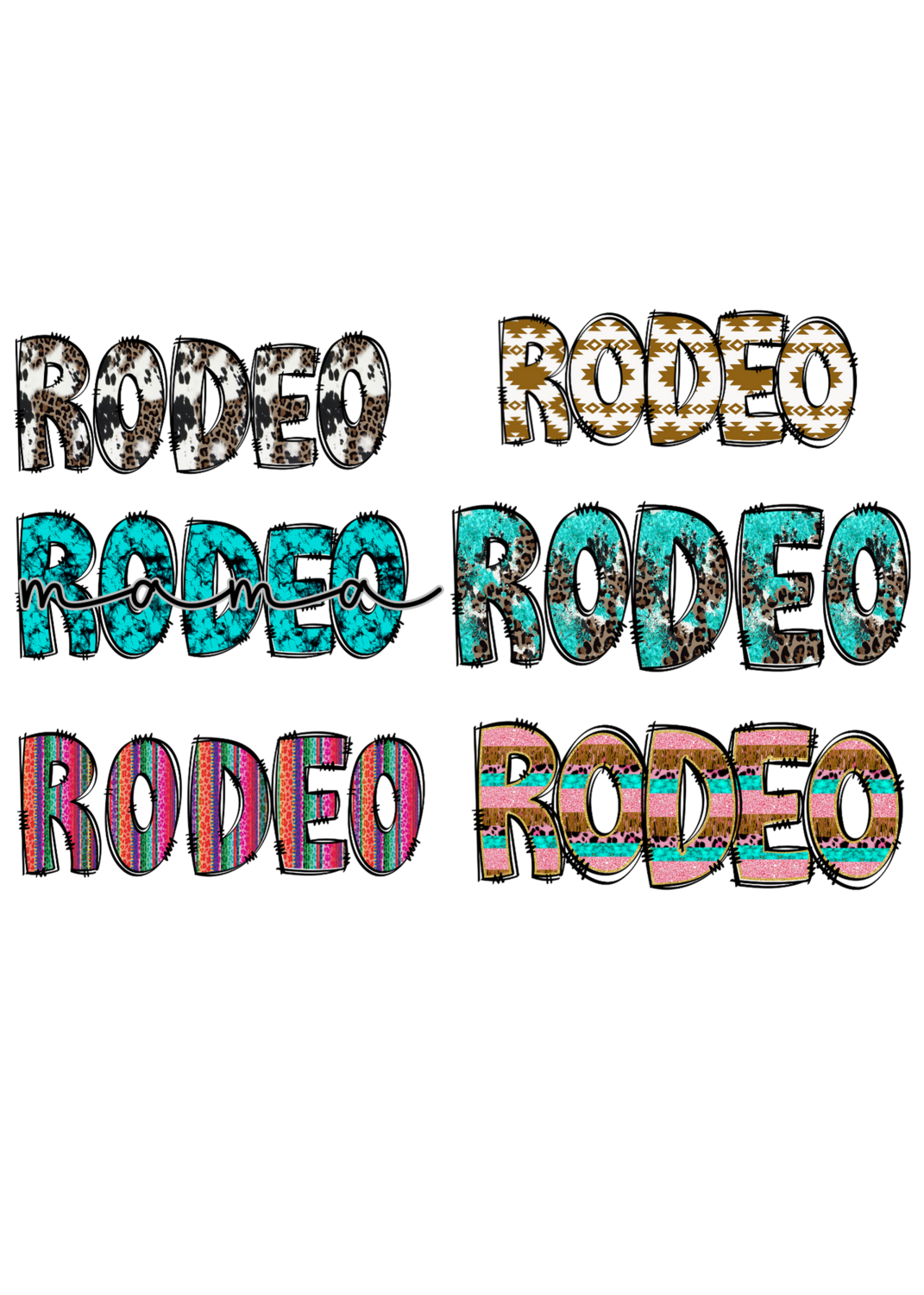Rodo Mama Letters (Mama can be changed or taken off)