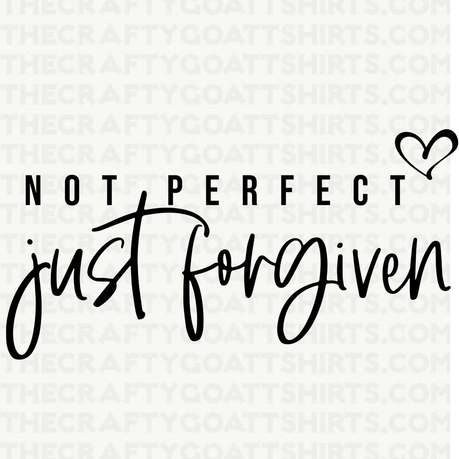 Not Perfect Just forgiven