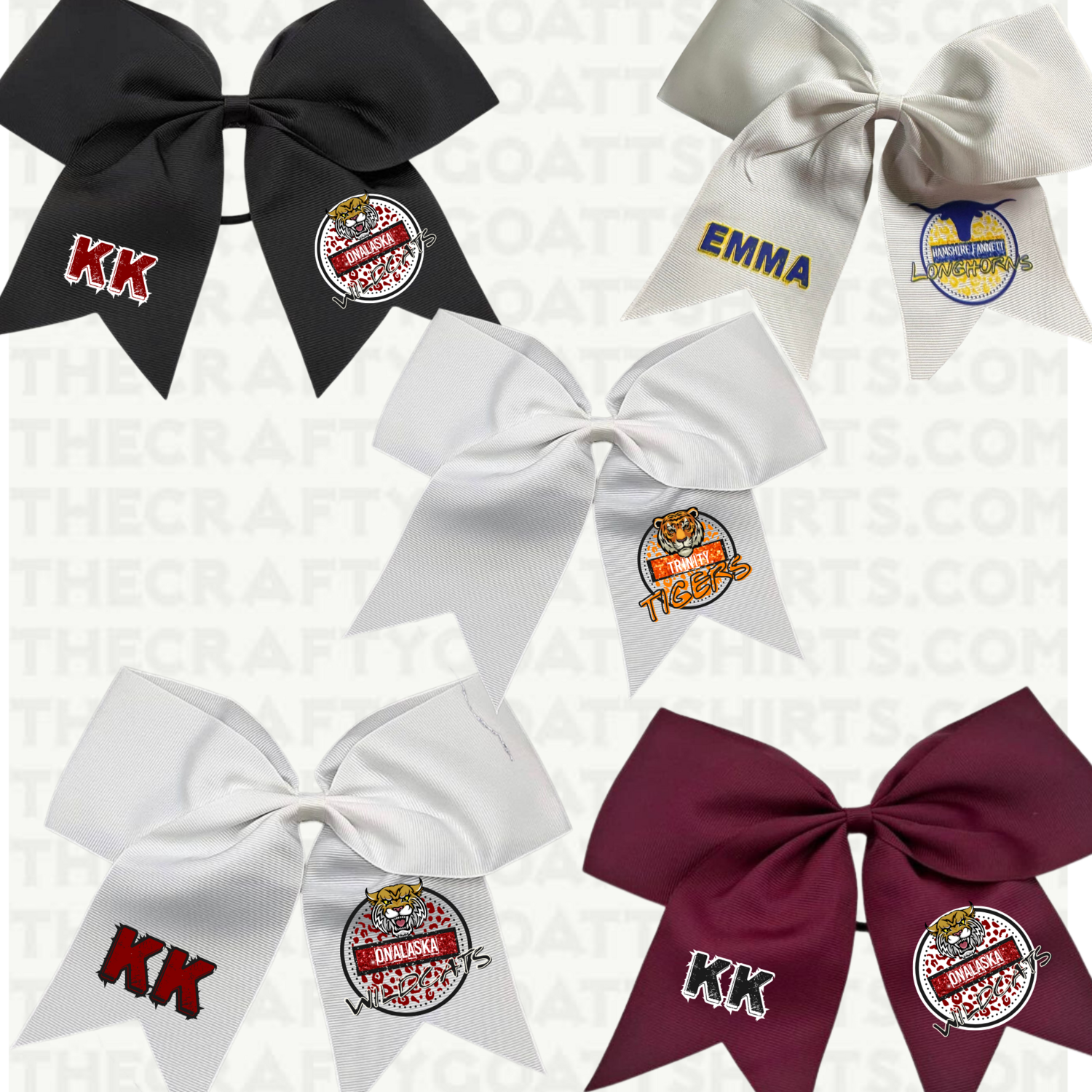 Cheer Bow 8&quot;-Customizable