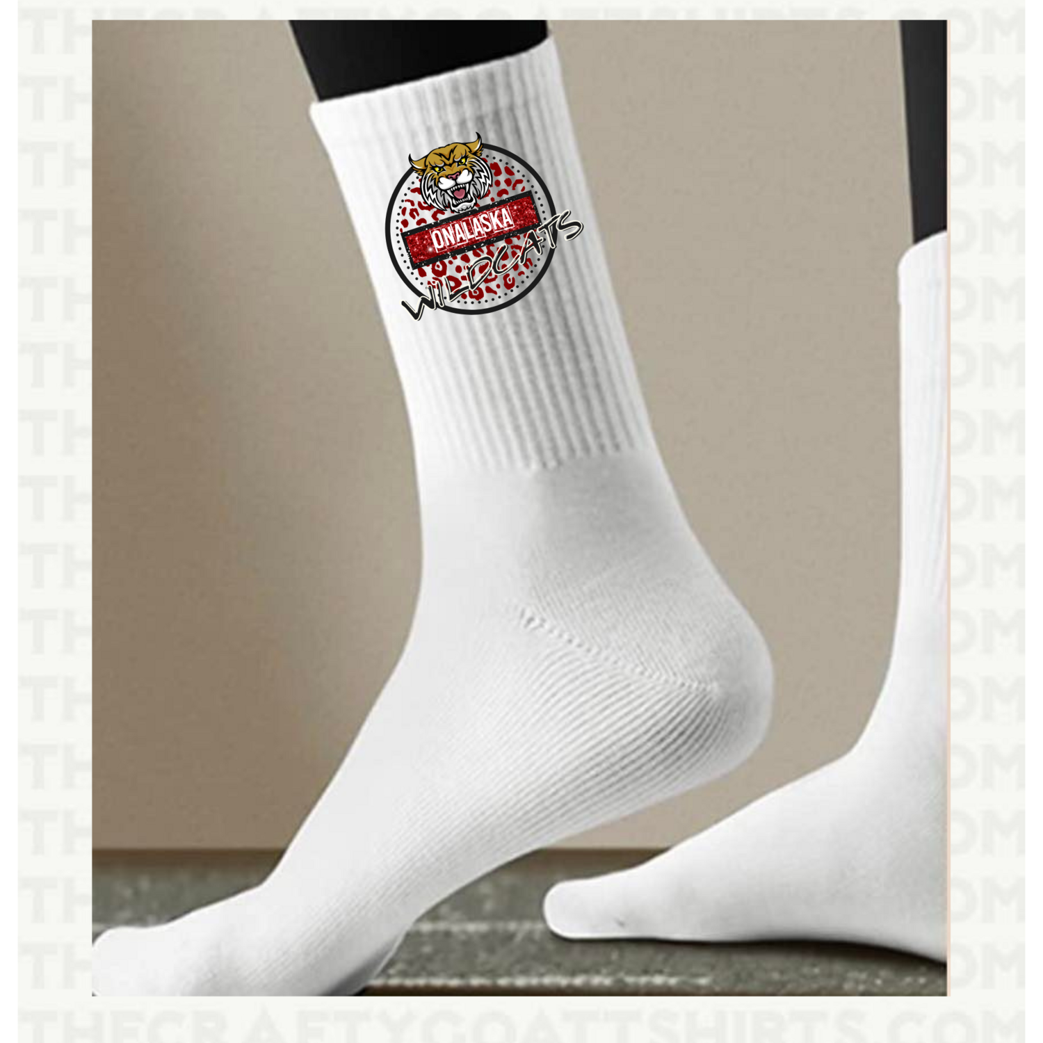 White Socks Customizable