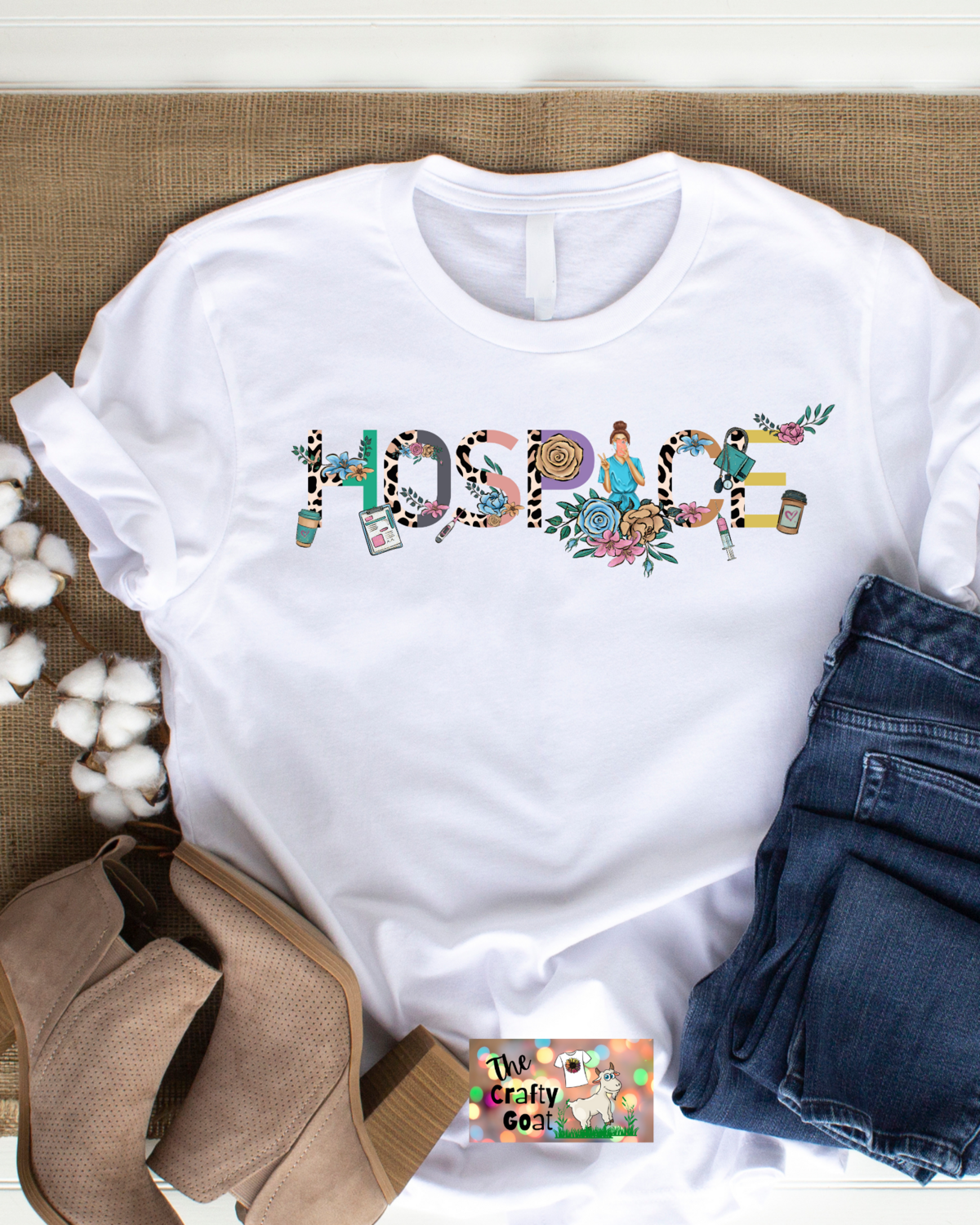 Hospice Floral Shirt