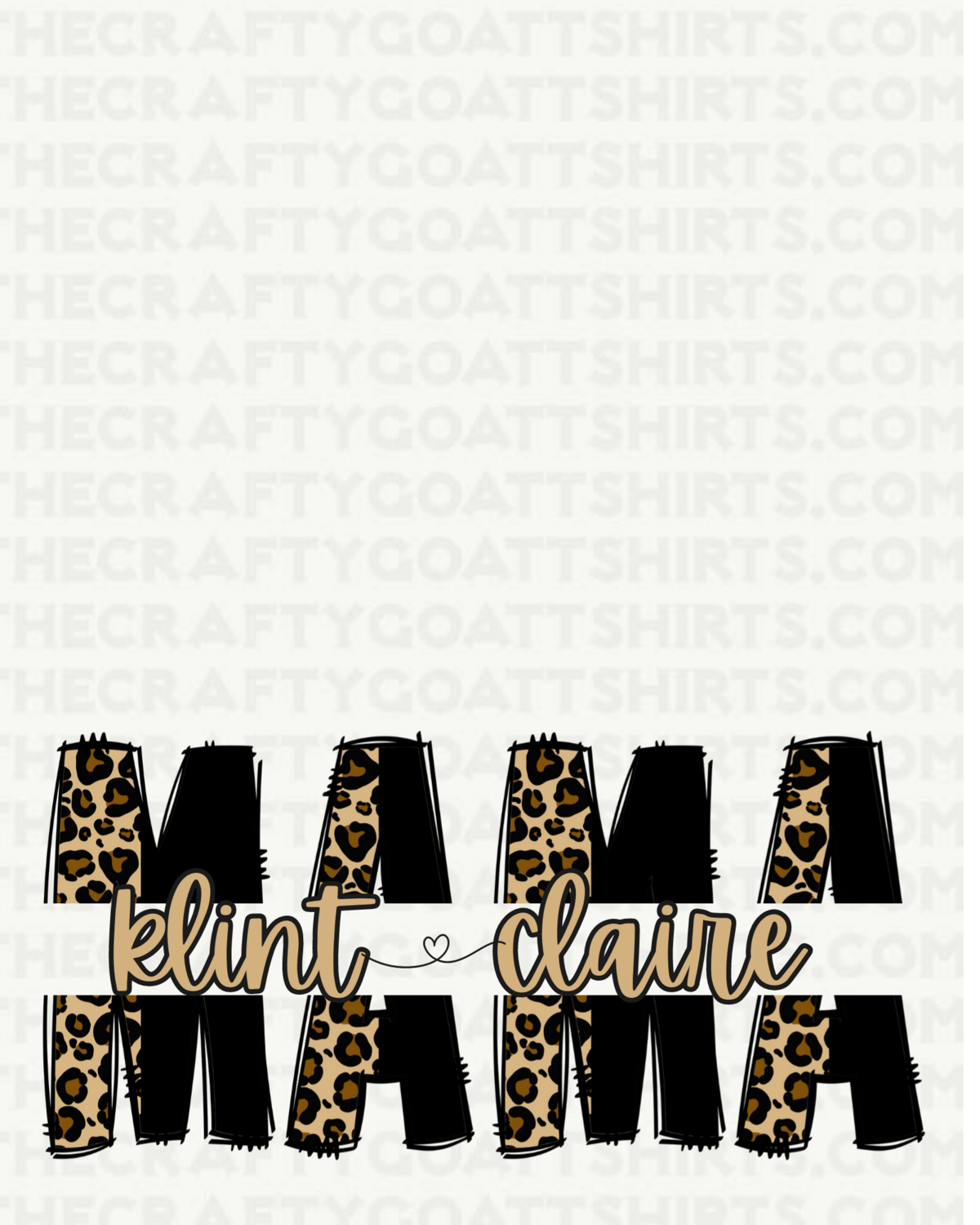 Mama-Names can be customized
