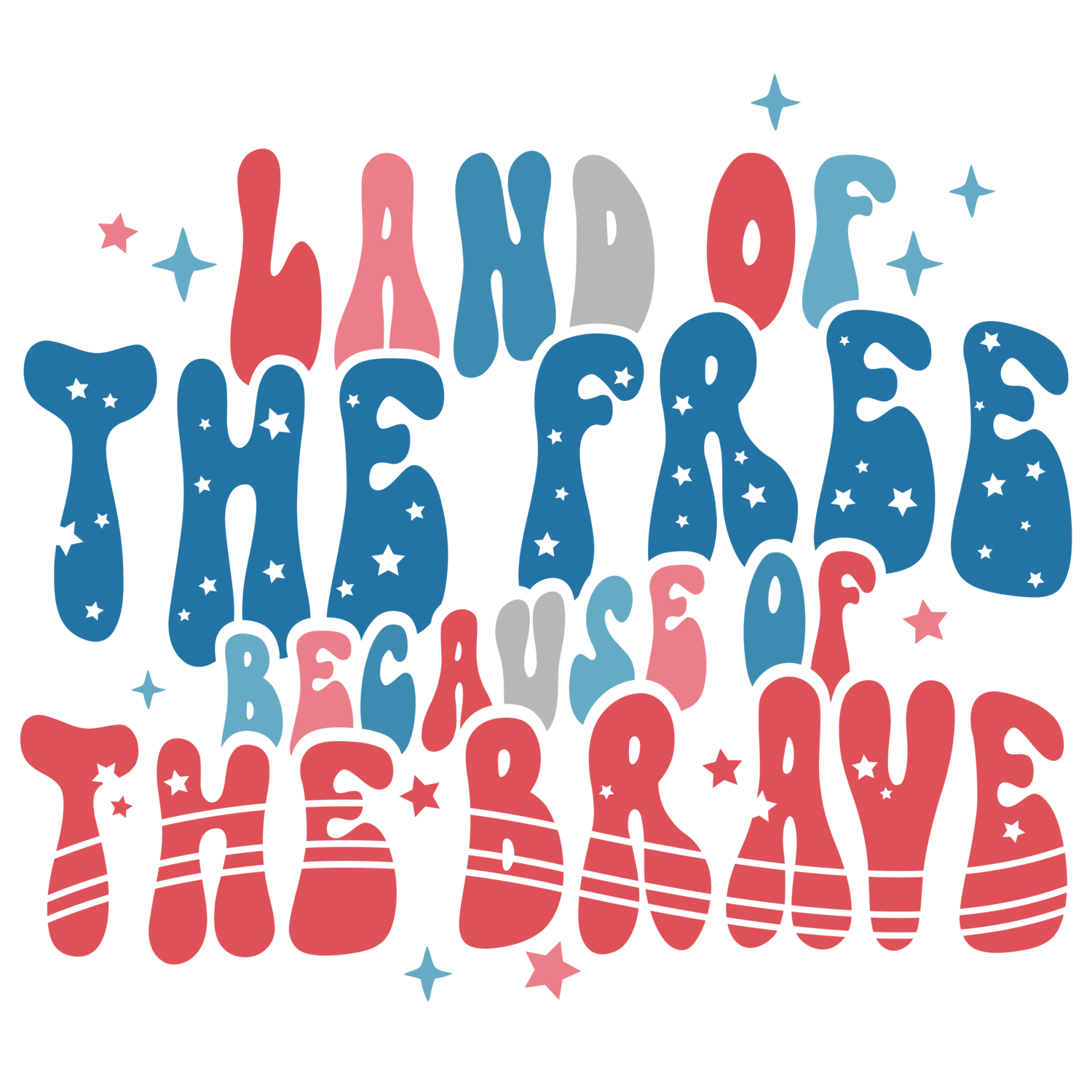 Land on the FREE because of the brave wave