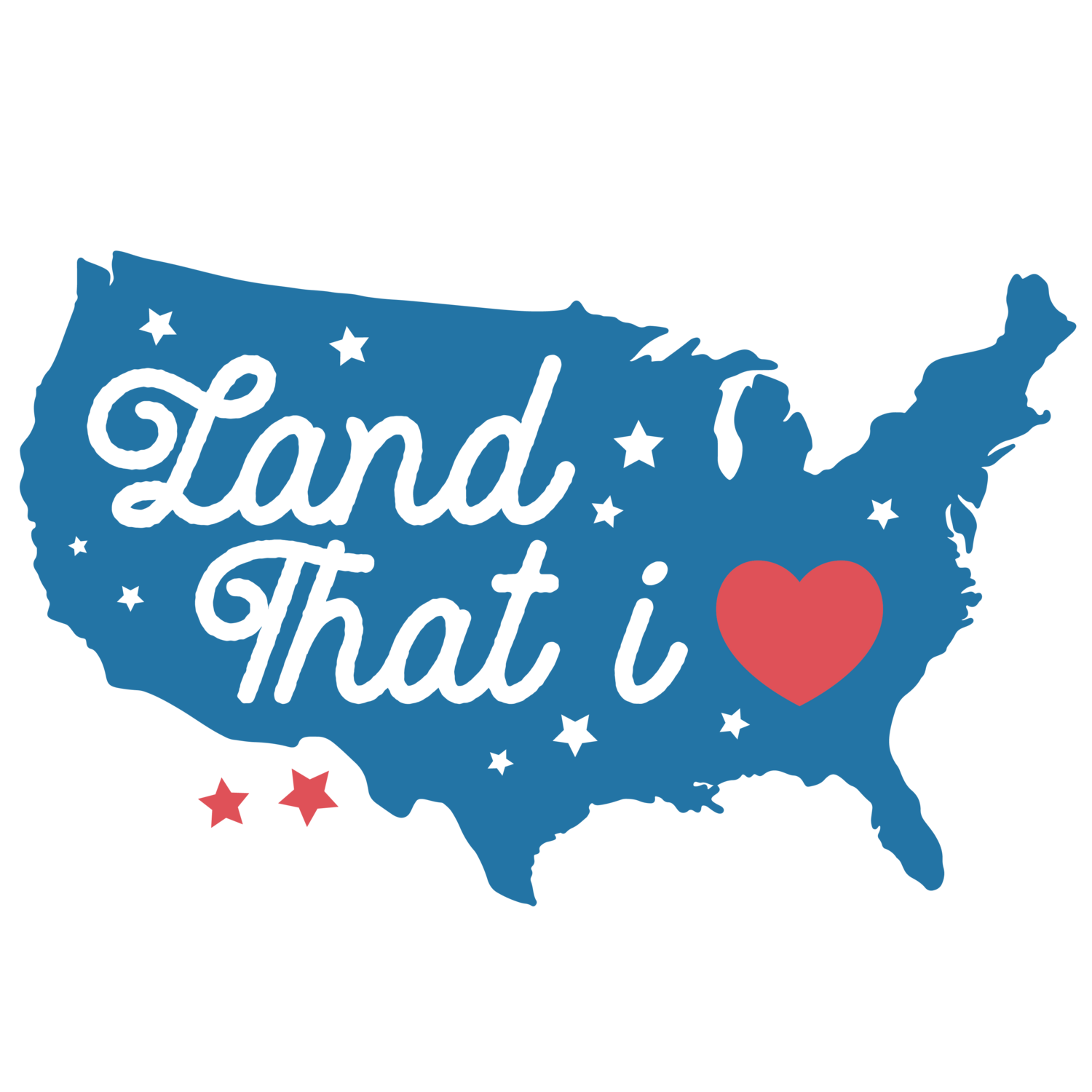 Land that I love map