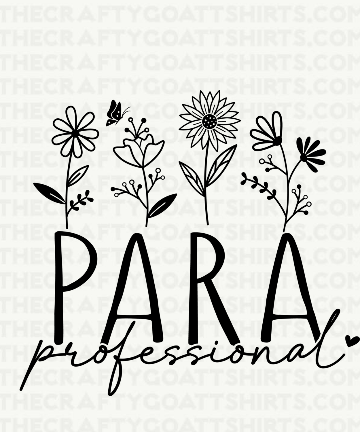 Para Professional with Flowers