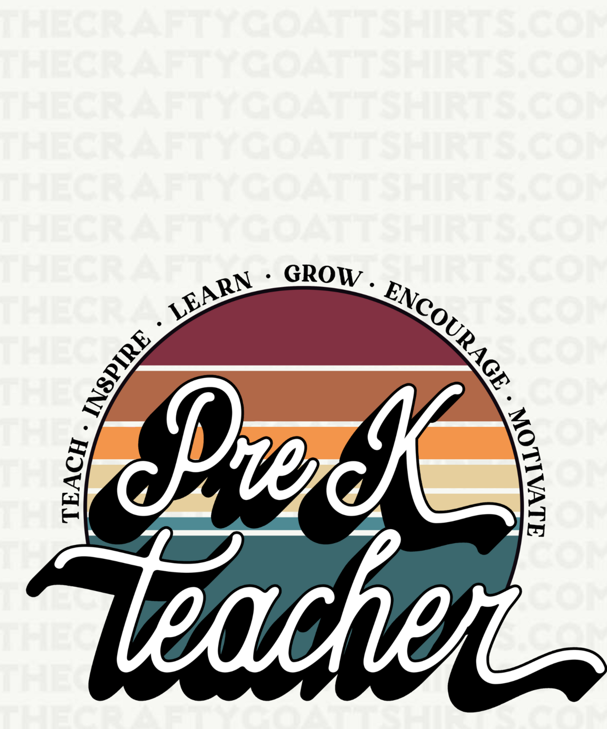 Retro Pre-K Teacher