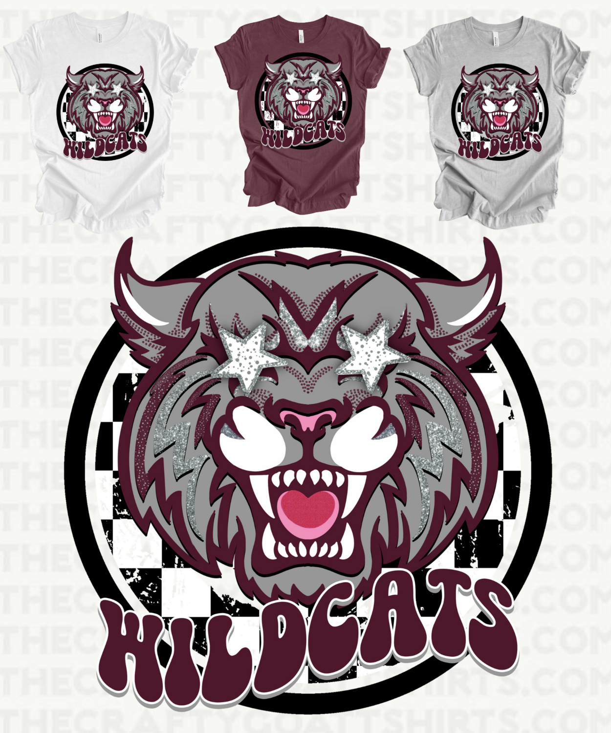 Wildcat with star eyes