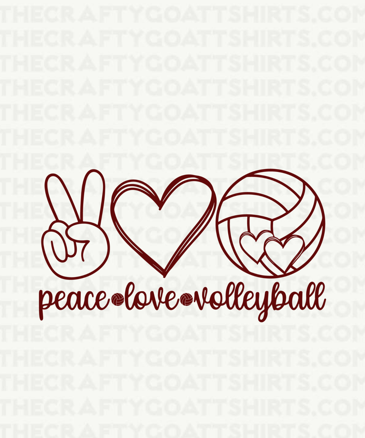 Peace Love Volleyball