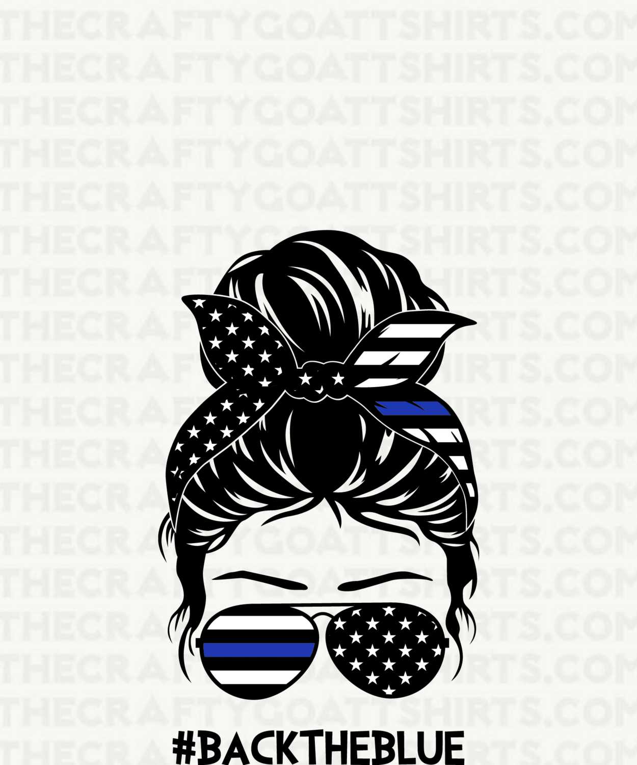 Back the Blue Mom