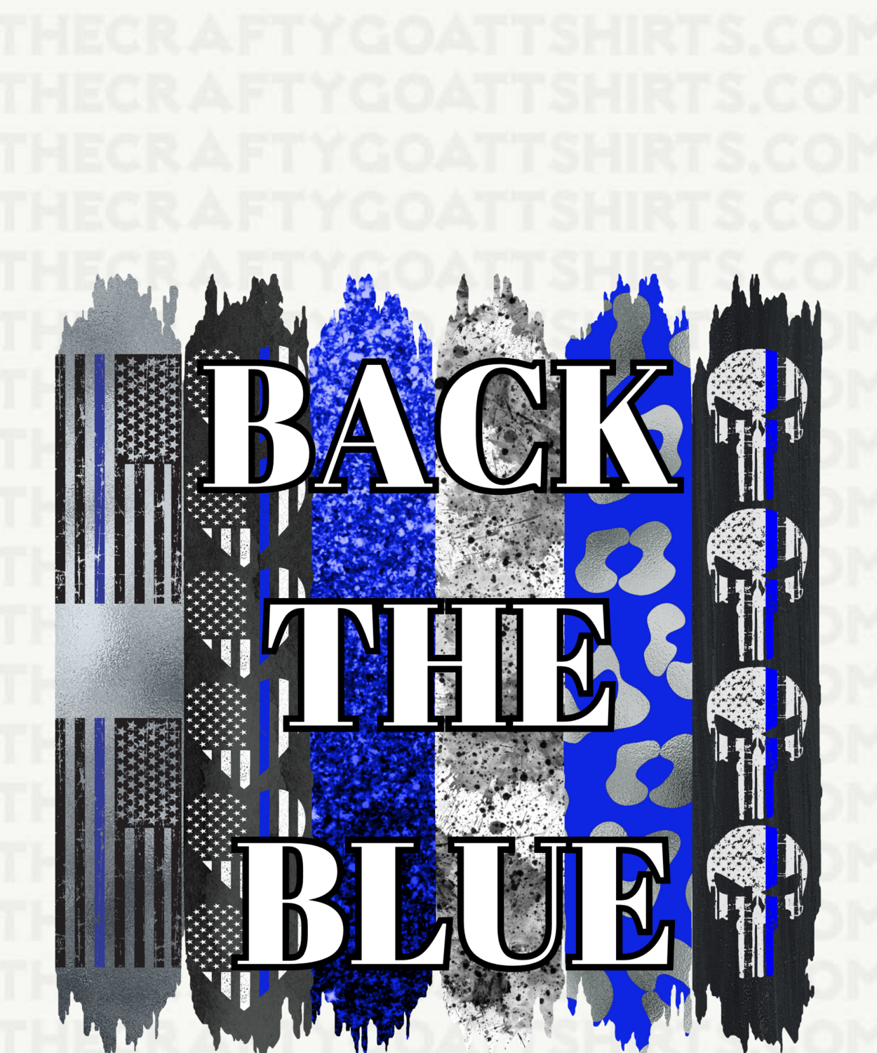 Back the Blue Multi Background