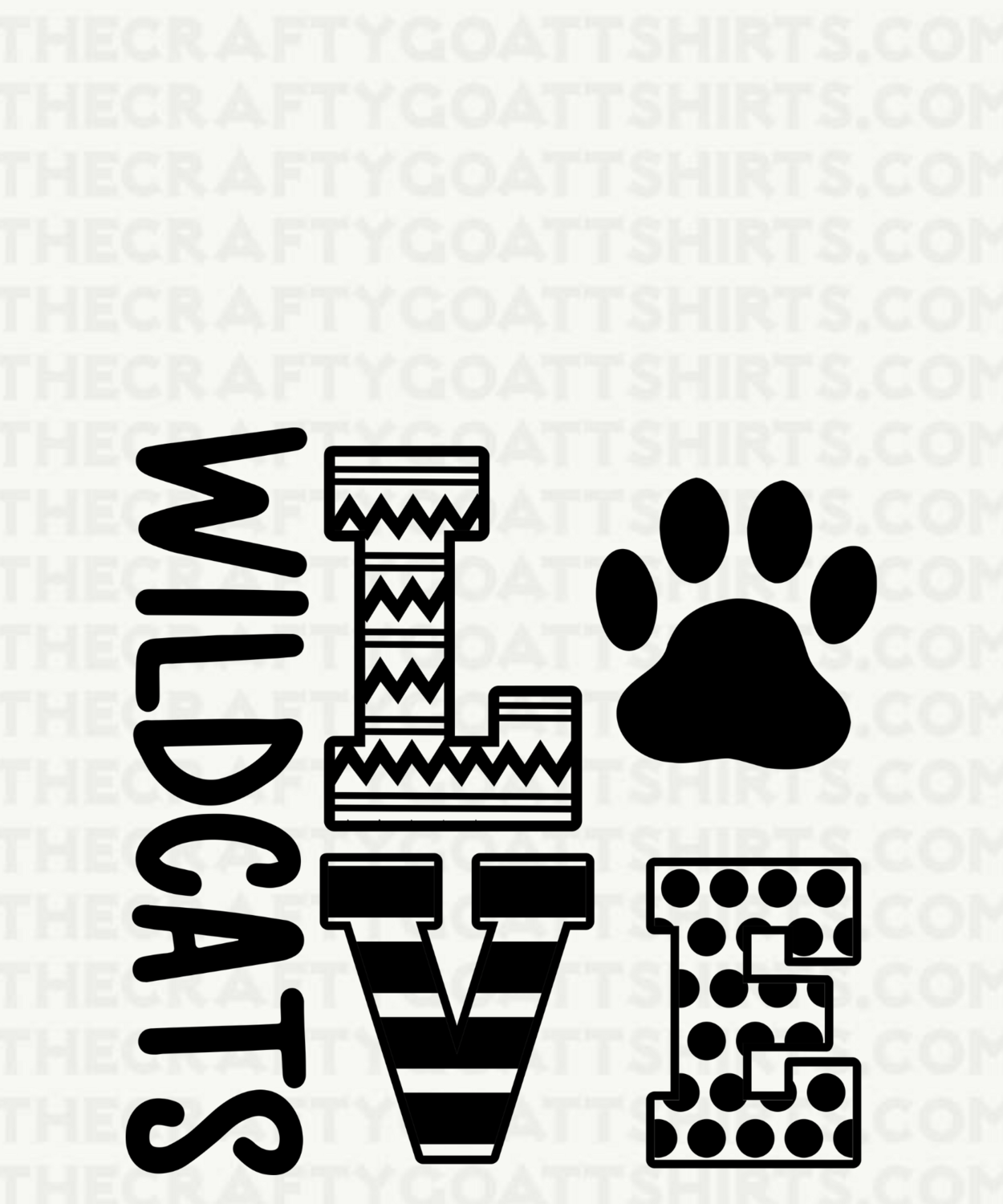 Love Wildcat Pawprints