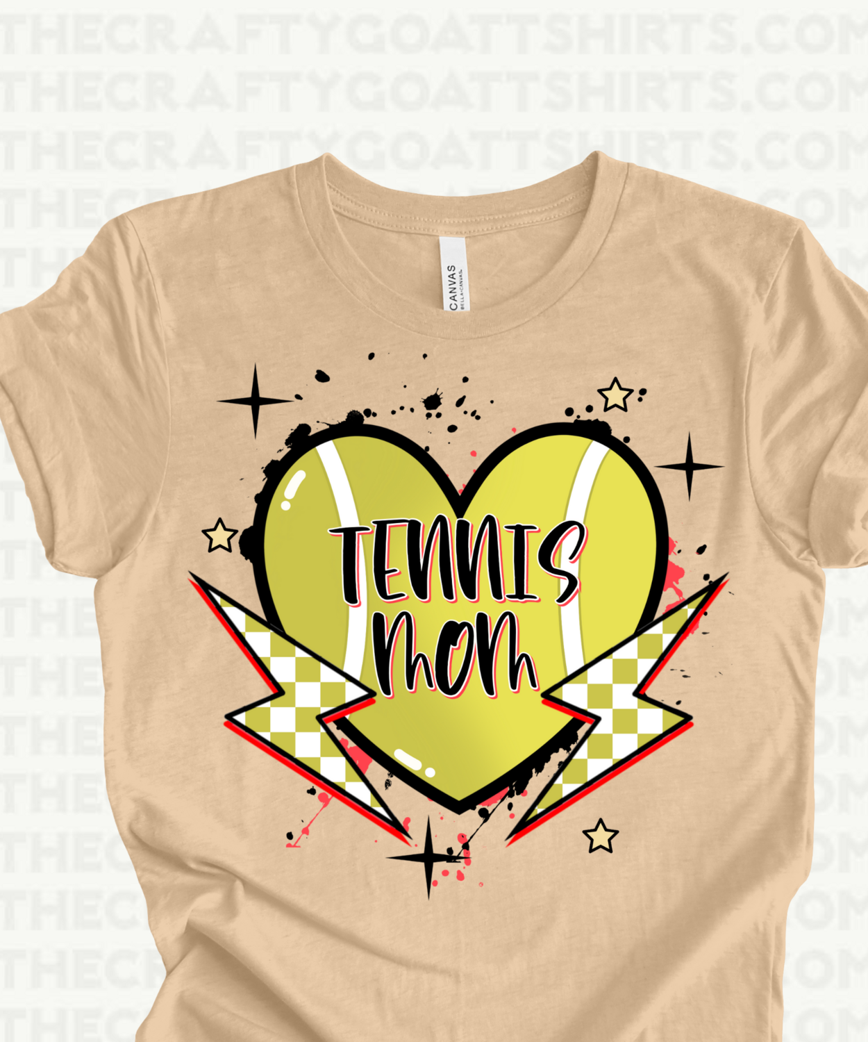 Tennis Mom Heart