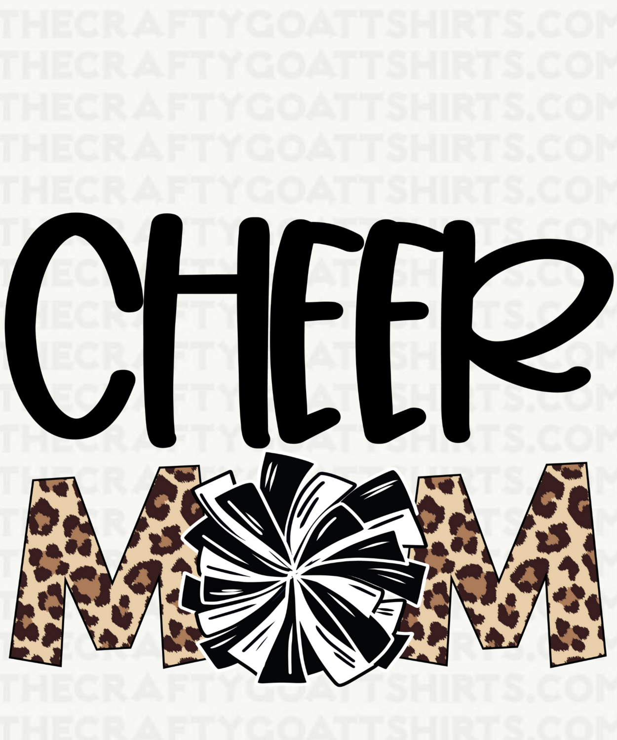 Cheer Mama Leopard Pom Pom