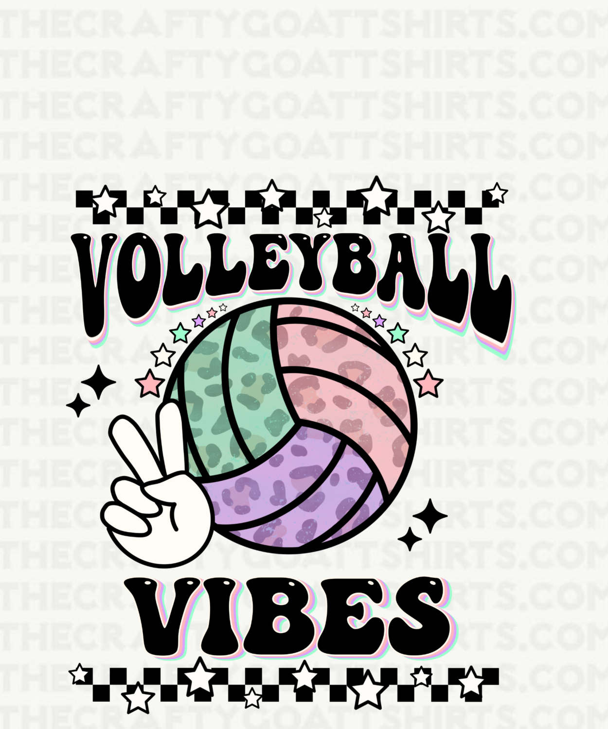 Volleyball Vibes Colorful