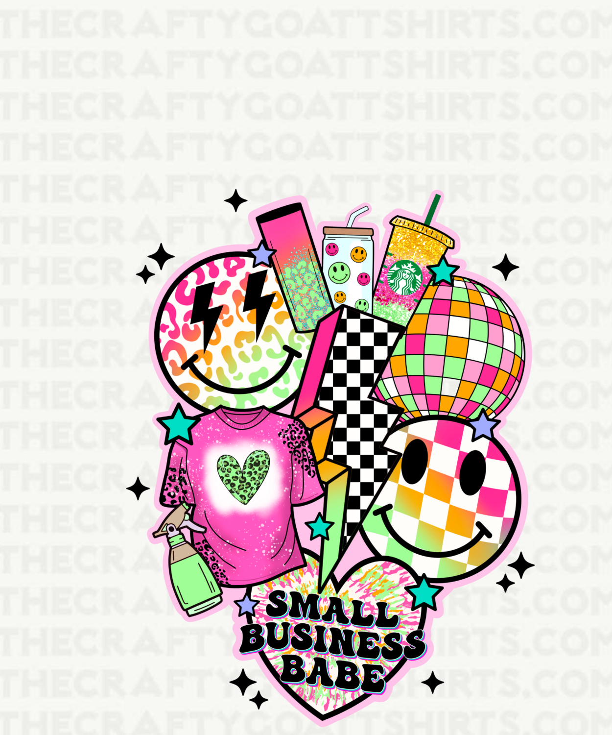 Small Business Babe- Retro Collage