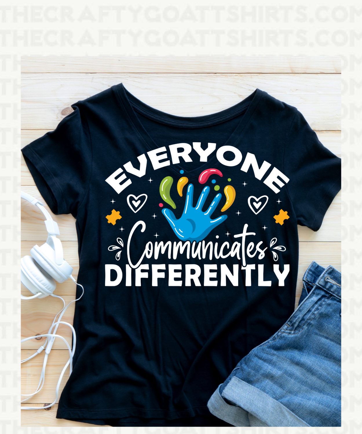 Everyone Communicates Differently Hand