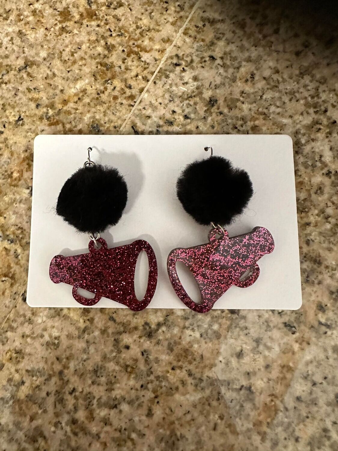 Marron and Black Cheer Earrings