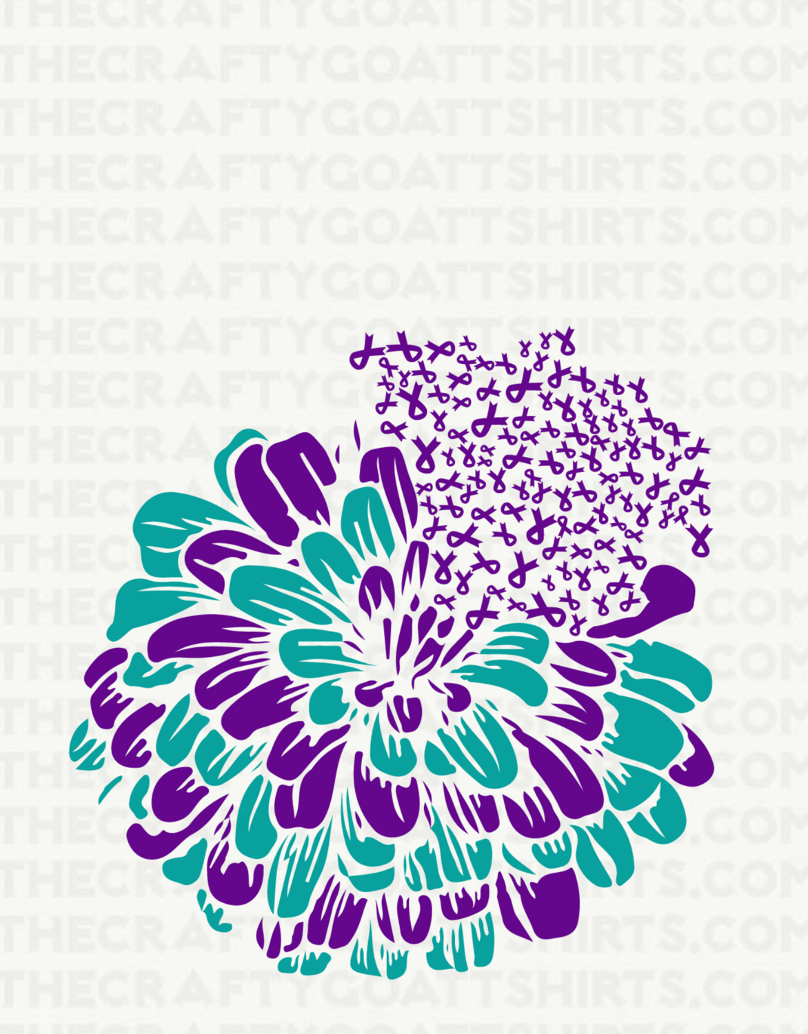 Suicide Awareness Flower
