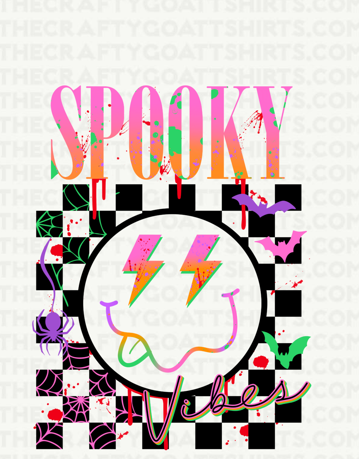 Spooky vibes Checkered