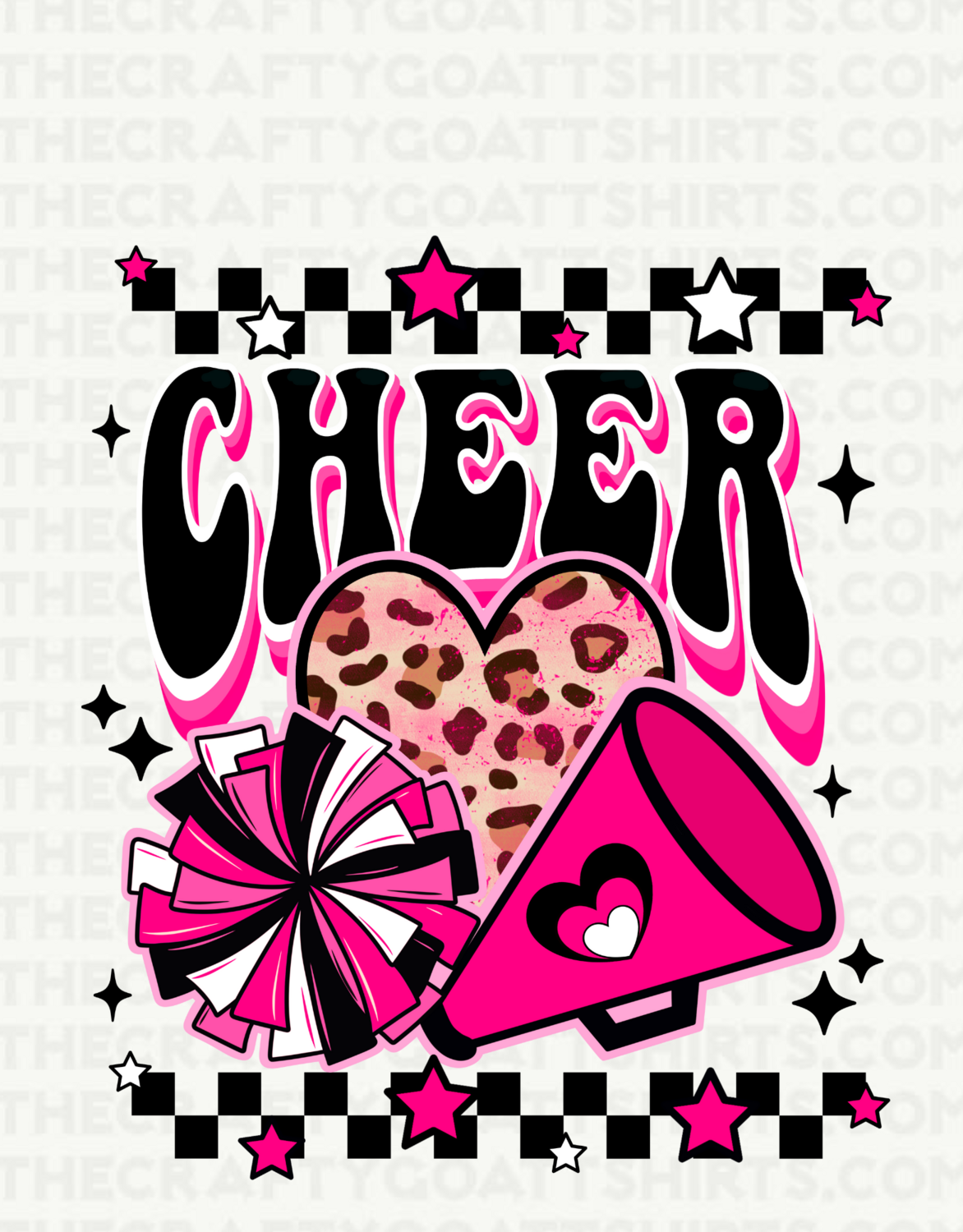 Retro Cheer Checkered PINK