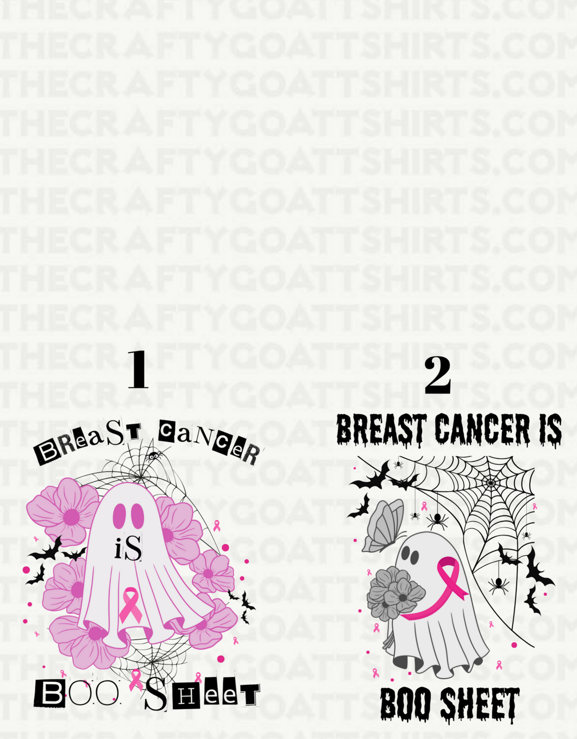 Breast Cancer is BOO SHEET