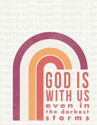 God is with us even in the darkest storms