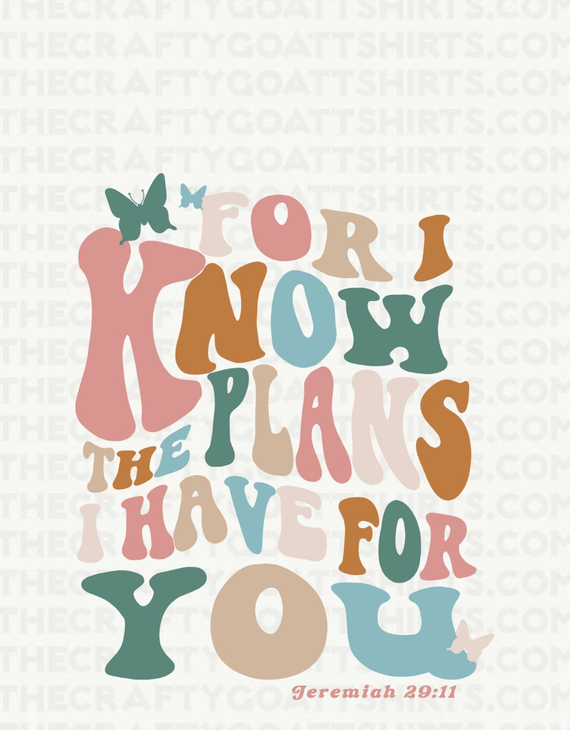 For I know the Plans I have for you