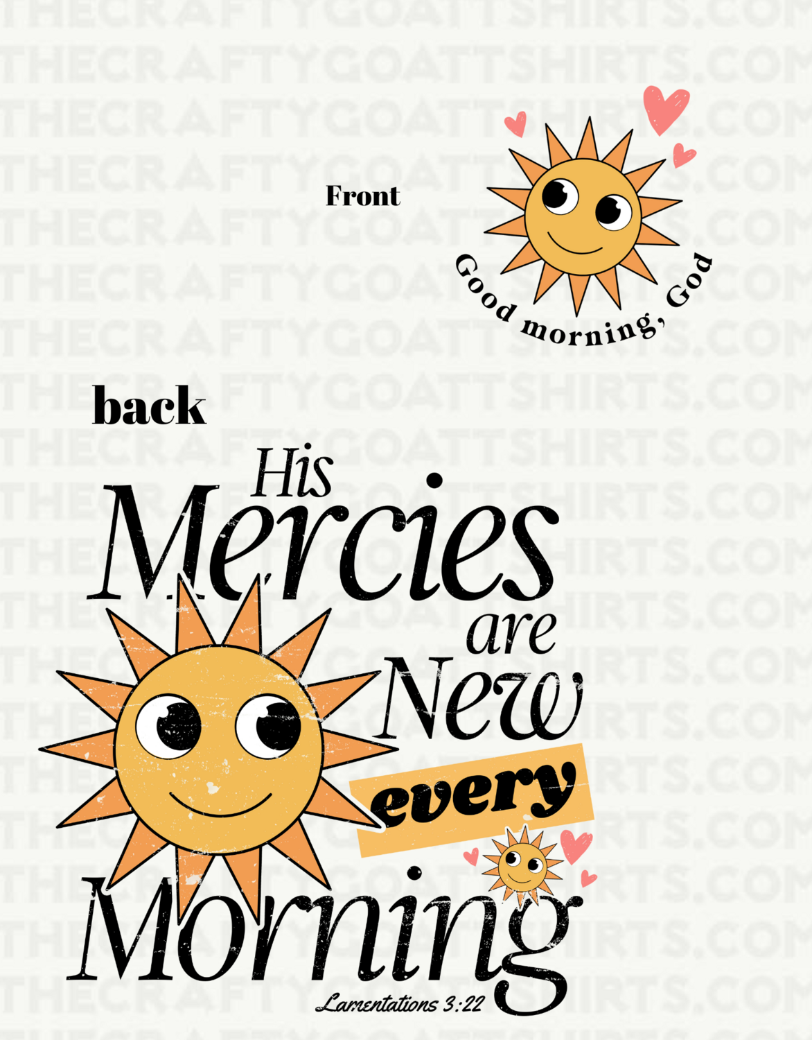 His Mercies Are New every Morning