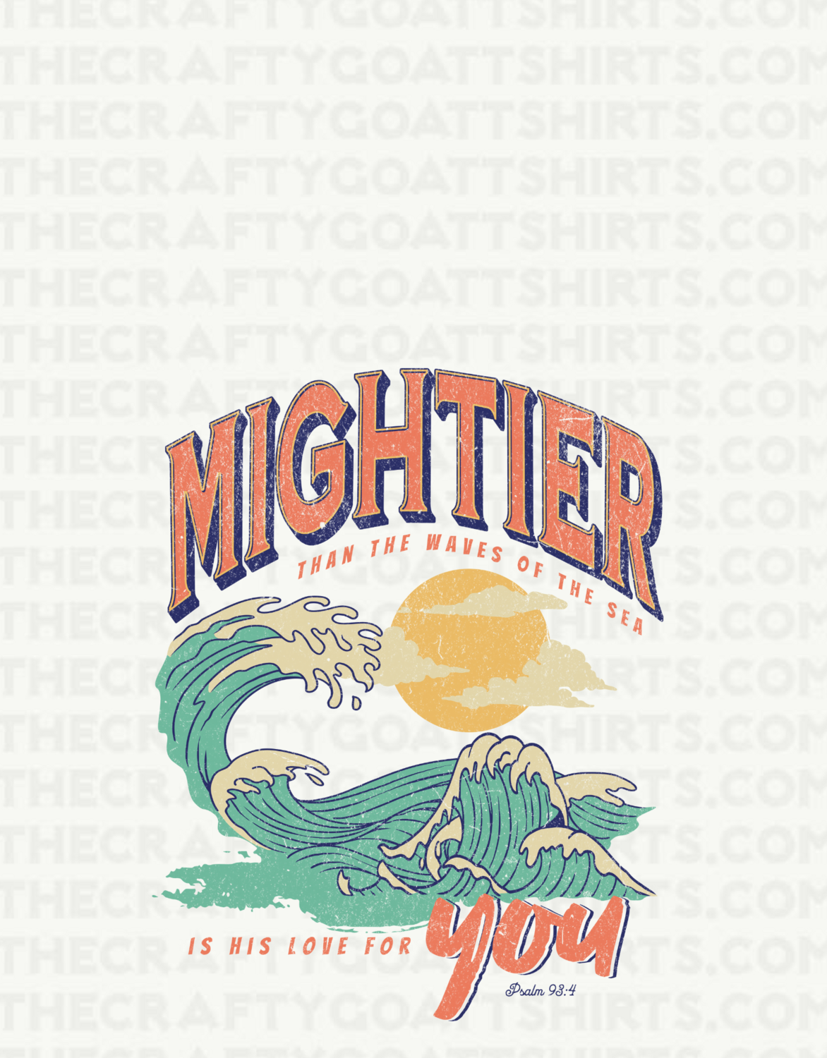 Mightier than the waves of the sea