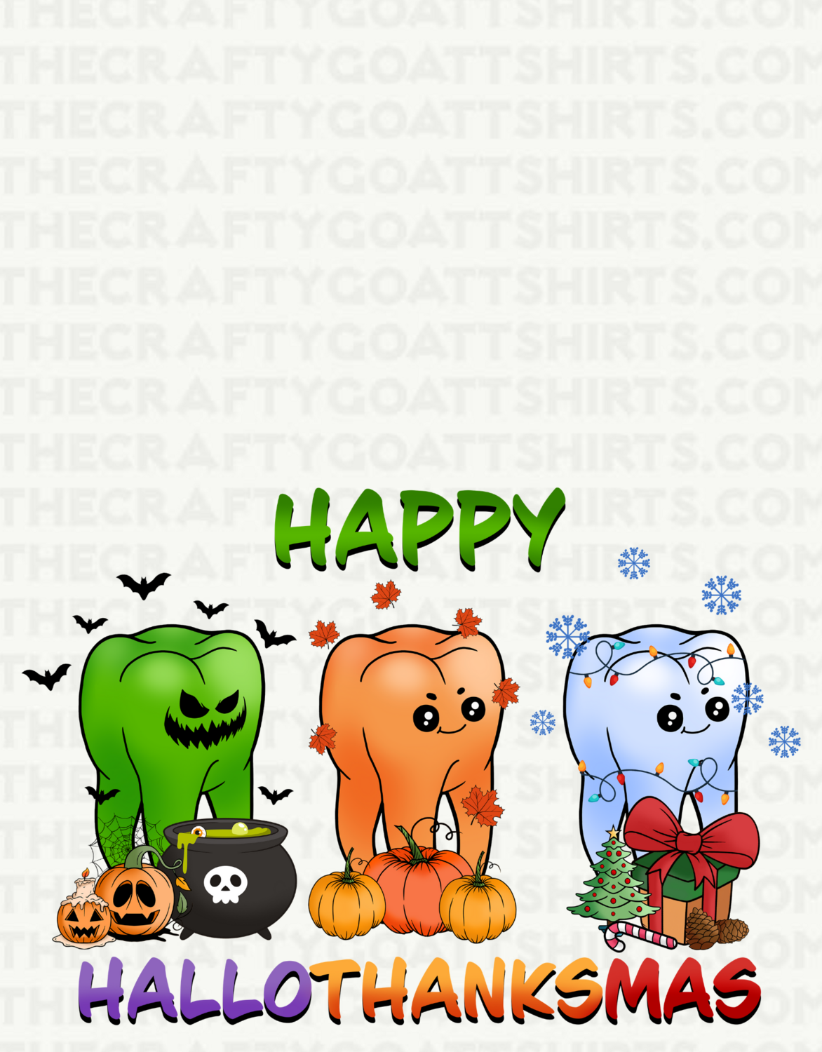 Happy ThanksMas- Dental Teeth