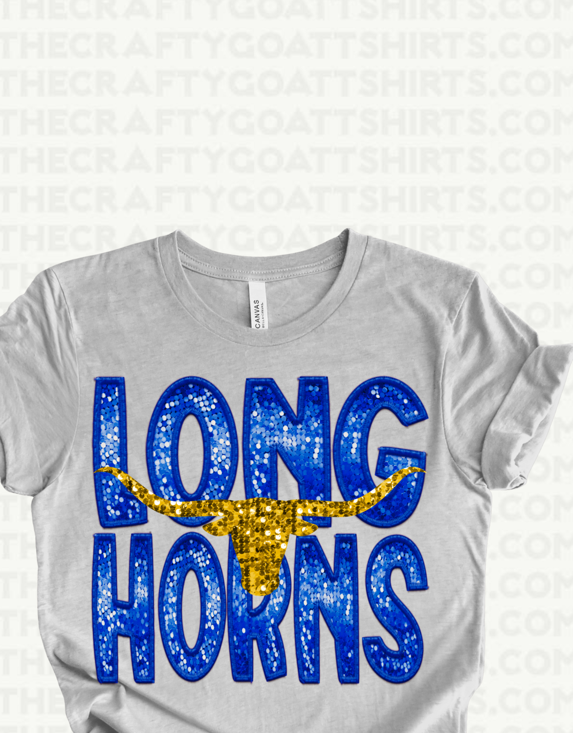 Longhorns Faux Embroidery With mascot