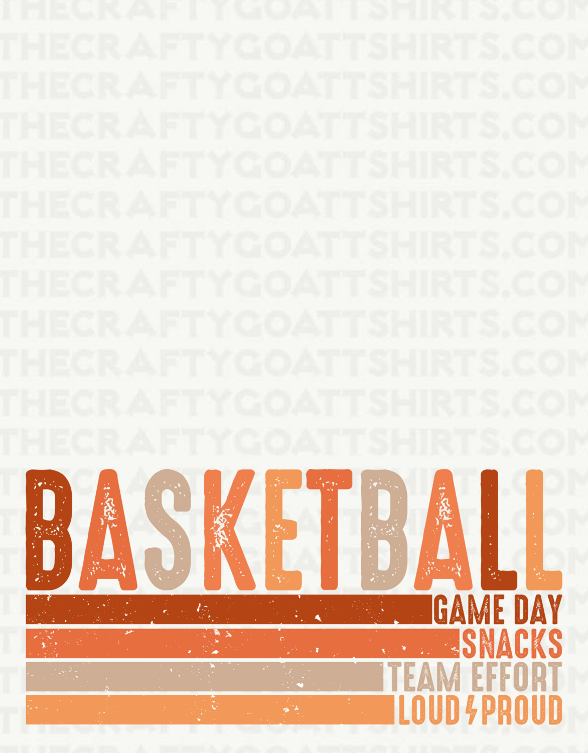 Basketball Grunge Game Day