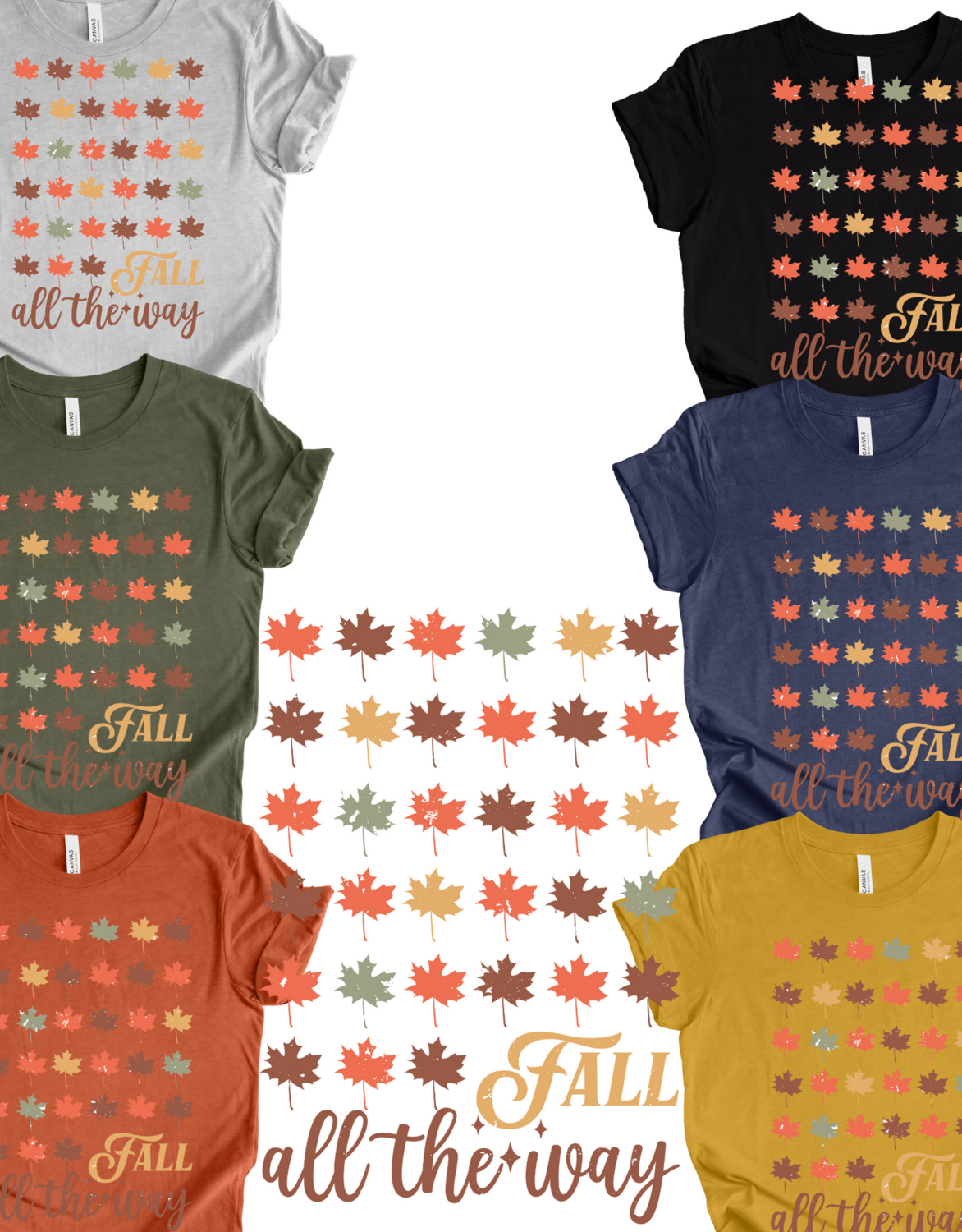 Fall all the way Leaves