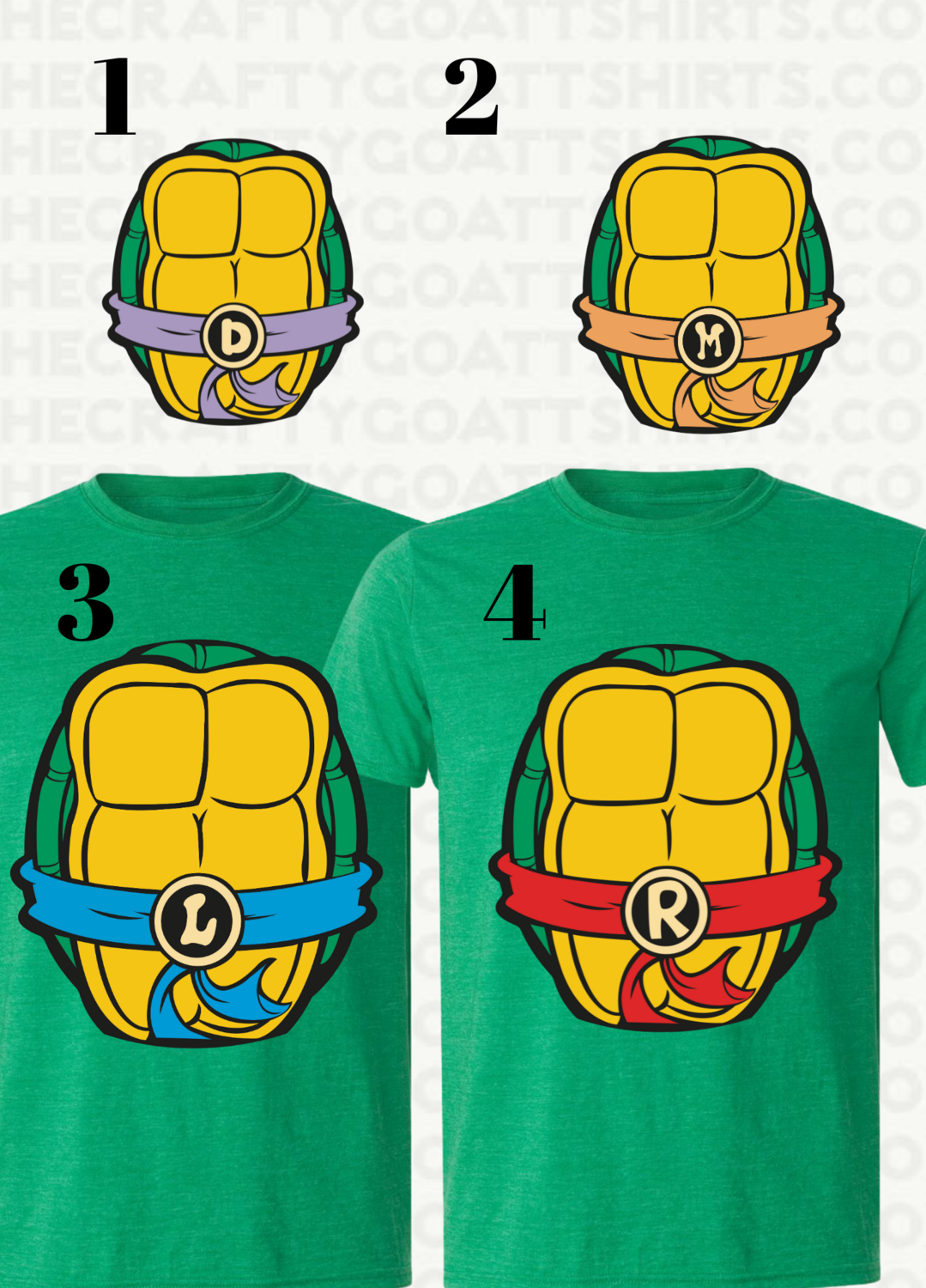Ninja Turtle shell Front