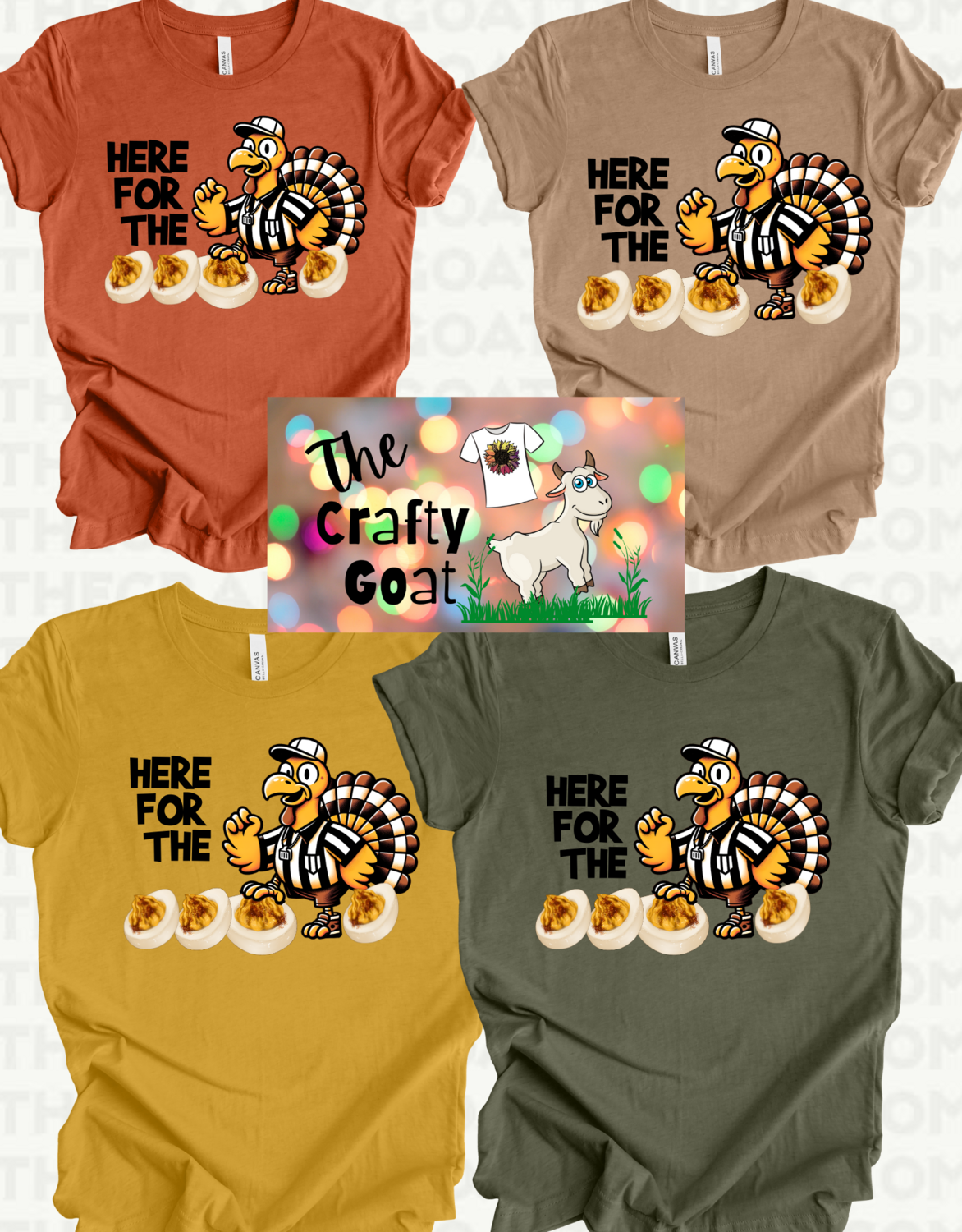 Here for the eggs, turkey and game
