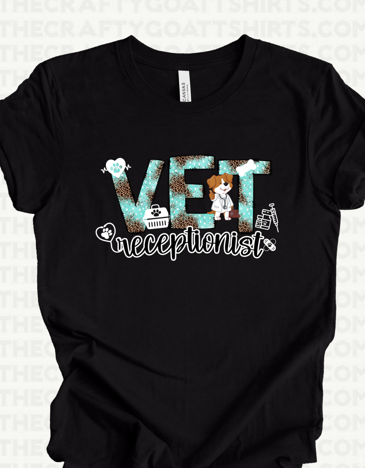 Vet Receptionist Custom Letters