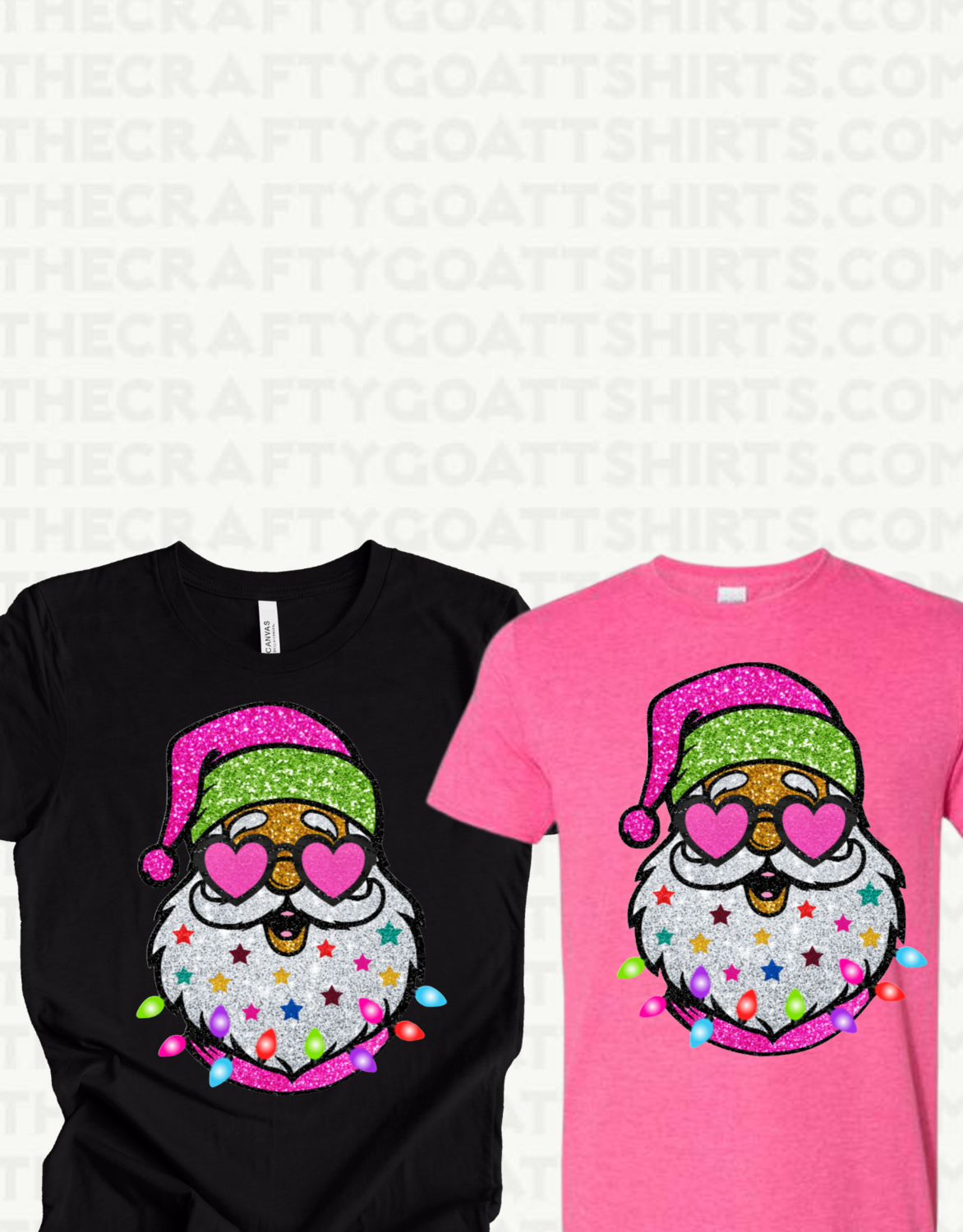 Glitter Santa