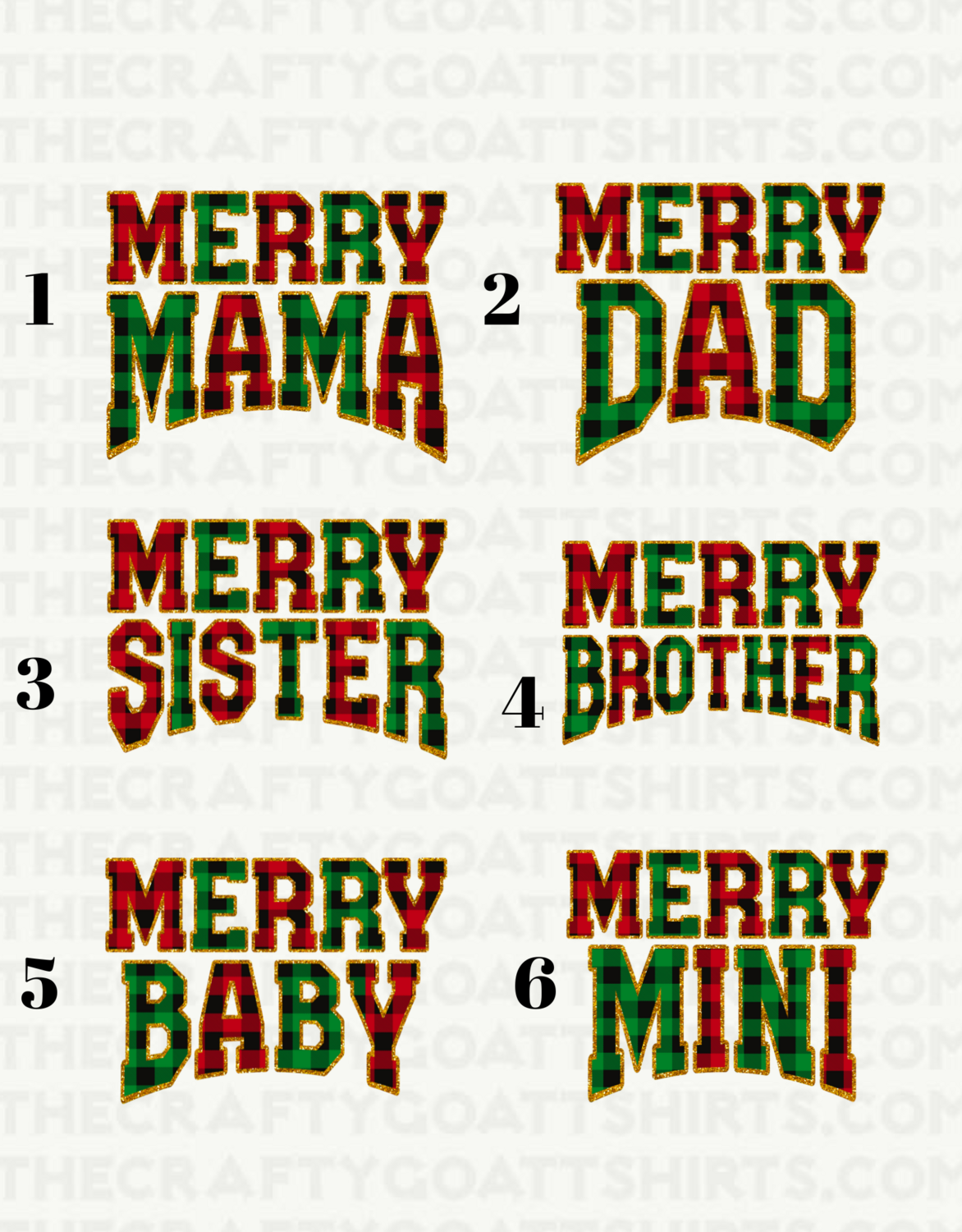 Merry Family Checkered