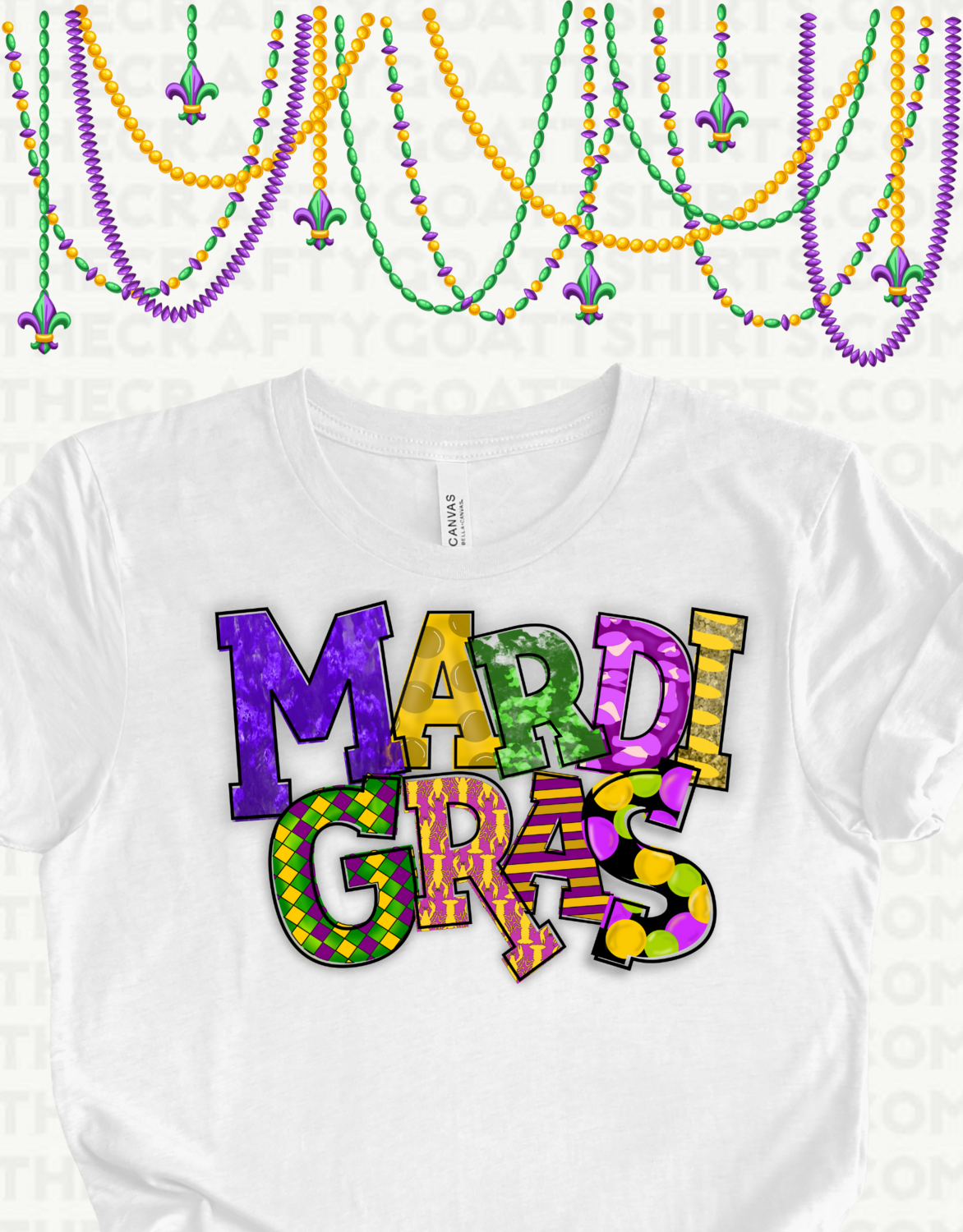 Mardi Gras Multi letters