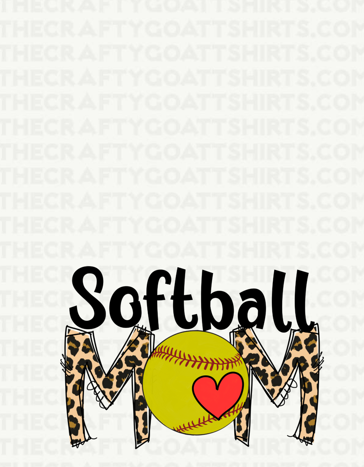 Softball Mom Leopard