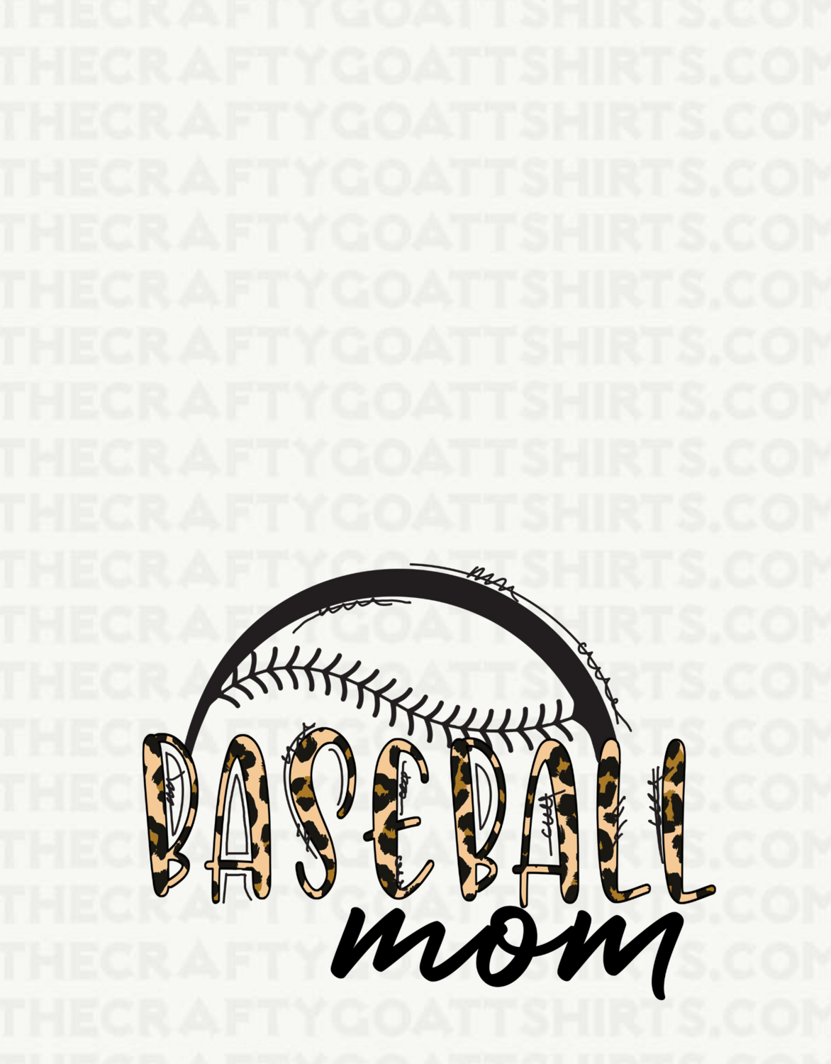 Baseball Leopard Mom