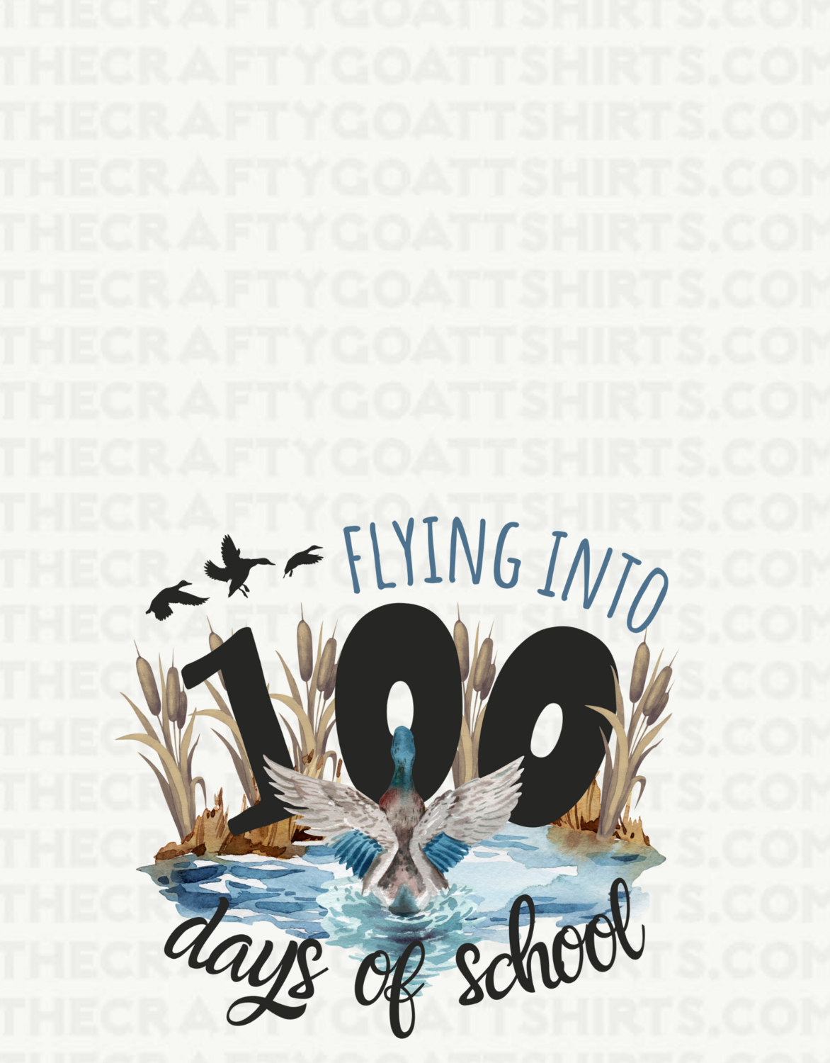 Flying into 100 days of school