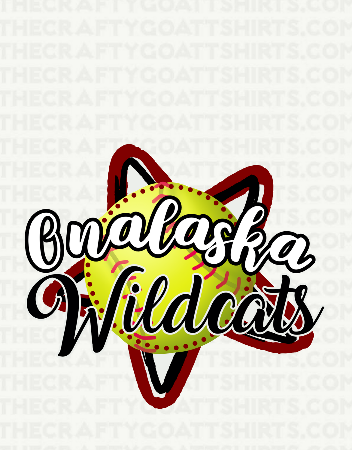 Onalaska Wildcats Softball/Baseball (Customize with your school)