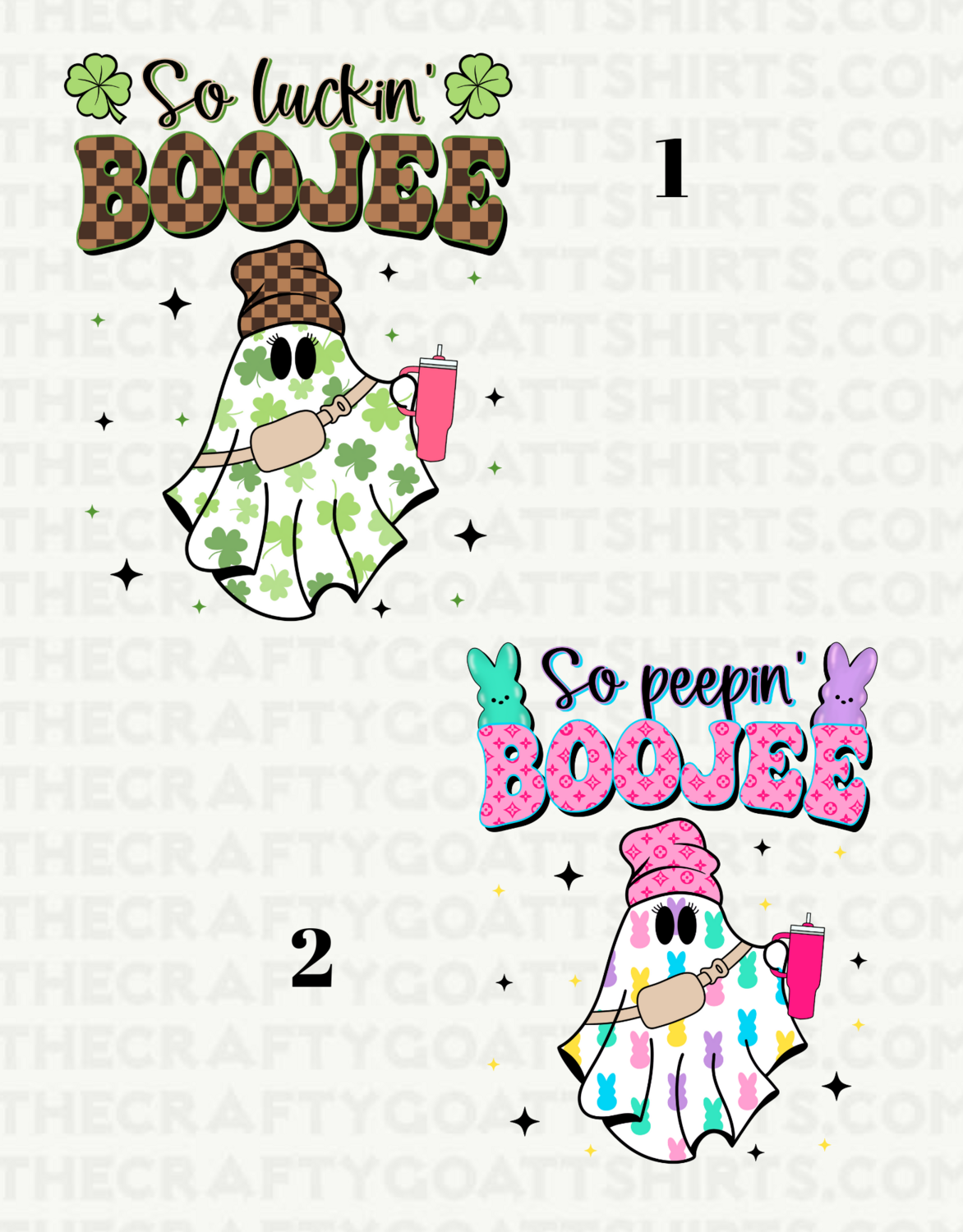 BooJee Ghost - St Patricks day or Easter
