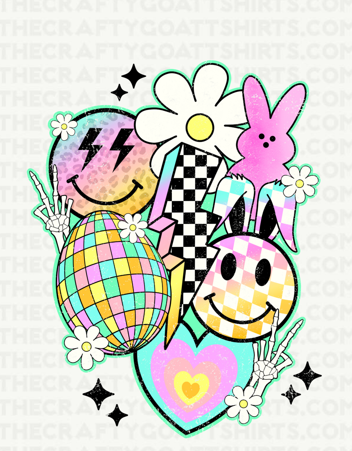 Easter Retro Collage