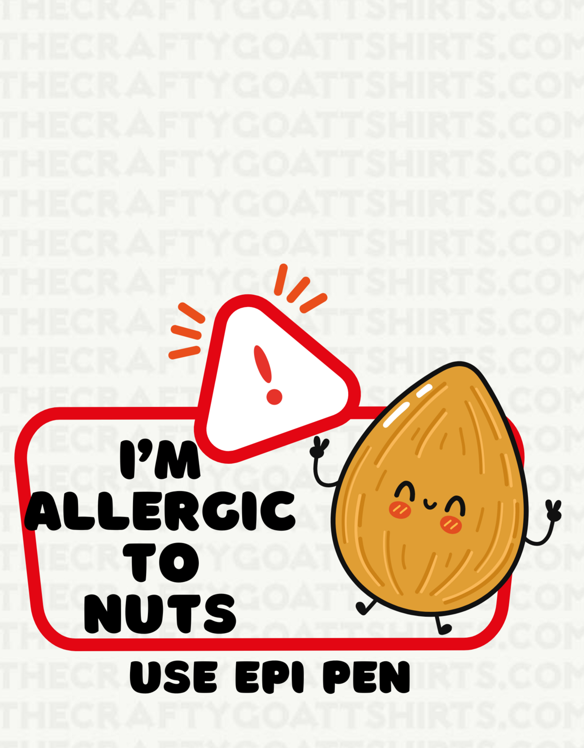 I&#39;m allergic to nuts-Peanut Allergy