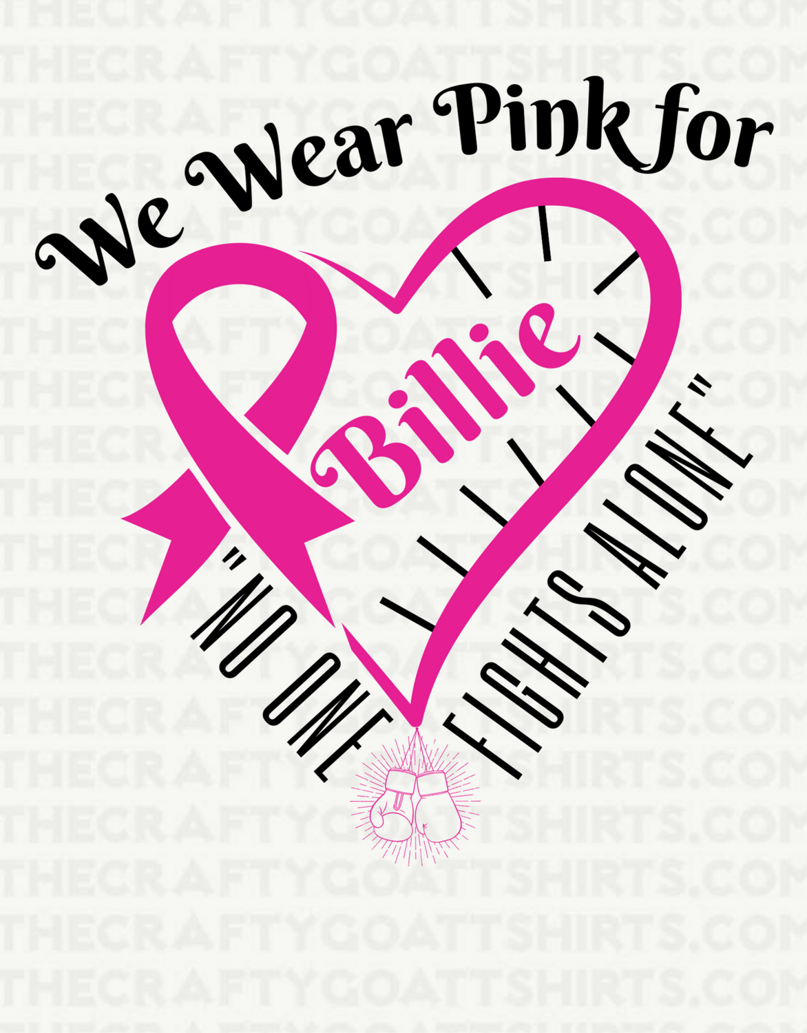 We wear pink for Billie